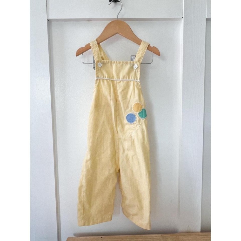 Healthtex vintage yellow overalls size 24 months - Picture 1 of 4